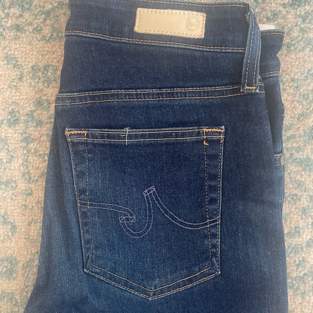 AG Farrah Skinny Ankle distressed jeans